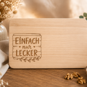 Frühstücksbrettchen „Einfach nur lecker“